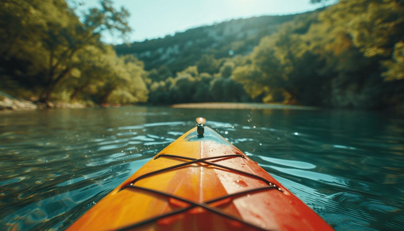 Kanufahrt auf der Ardèche